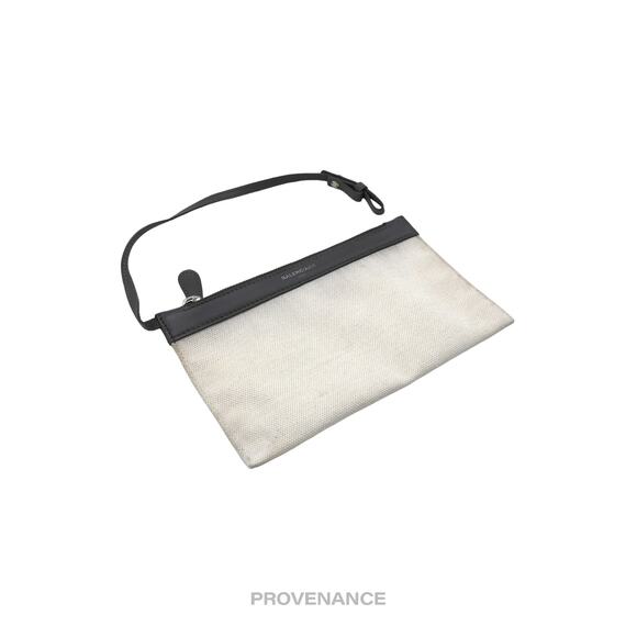 🔴 Balenciaga Zip Pouch Wallet - Canvas Gray - Picture 4 of 7